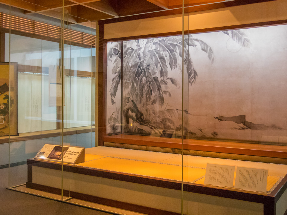 重要文化財「月夜芭蕉図床貼付」伊藤若冲筆