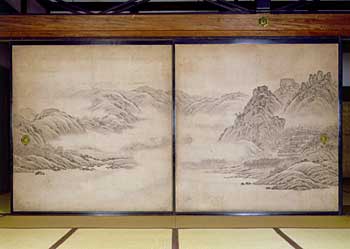 Inside the abbot's chambers